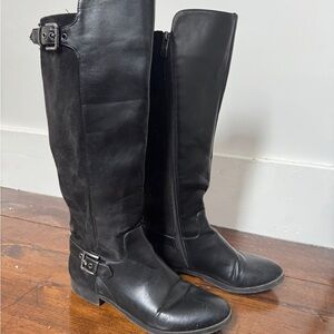 Liz Claiborne Black Knee-High Boots